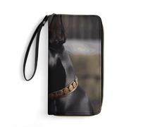 BWQMNT Durable And Portable I Love My Dog Dachshunds Printed Leather Wallet: Perfect for Storing Cards, Cash And An On-the-go Lifestyle, It Is An Ideal Holiday Gift to Organize Your Essentials