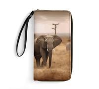 BWQMNT Durable And Portable Mexican Folk Art Boho Printed Leather Wallet: Perfect for Storing Cards, Cash And An On-the-go Lifestyle, It Is An Ideal Holiday Gift to Organize Your Essentials, Wild