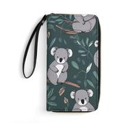 BWQMNT Durable And Portable Ocean at Warm Twilight Printed Leather Wallet: Perfect for Storing Cards, Cash And An On-the-go Lifestyle, It Is An Ideal Holiday Gift to Organize Your Essentials, lovely