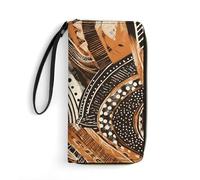 BWQMNT Durable And Portable Tribal Print Printed Leather Wallet: Perfect for Storing Cards, Cash And An On-the-go Lifestyle, It Is An Ideal Holiday Gift to Organize Your Essentials, Tribal Print