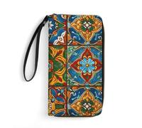 BWQMNT Durable And Portable Yellow Leaves Chicken Printed Leather Wallet: Perfect for Storing Cards, Cash And An On-the-go Lifestyle, It Is An Ideal Holiday Gift to Organize Your Essentials, Mexican