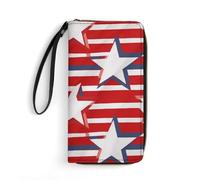 BWQMNT Durable And Portable Yellow Leaves Chicken Printed Leather Wallet: Perfect for Storing Cards, Cash And An On-the-go Lifestyle, It Is An Ideal Holiday Gift to Organize Your Essentials, red white