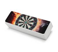 BWQSKL Hard Shell Eyeglasses Case Cute Sloth Glasses Case for Women Men Large Reading Glasses Hard Case Fits Most Glasses, Dart Board, One size