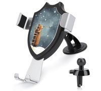 BWQSKL Universal Phone Holder for Car Vent Dashboard Windshield Bear Building A Ladder Car Mount Compatible iPhone 16 Pro Max 15 14 13, Samsung