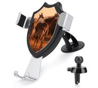 BWQSKL Universal Phone Holder for Car Vent Dashboard Windshield Giraffe at Sunset Car Mount Compatible iPhone 16 Pro Max 15 14 13, Samsung