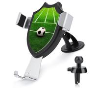 BWQSKL Universal Phone Holder for Car Vent Dashboard Windshield Green Grass Field Soccer Playground The Ball Car Mount Compatible iPhone 16 Pro Max 15 14 13, Samsung