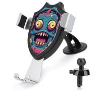 BWQSKL Universal Phone Holder for Car Vent Dashboard Windshield Love Music Monster Car Mount Compatible iPhone 16 Pro Max 15 14 13, Samsung