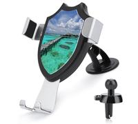 BWQSKL Universal Phone Holder for Car Vent Dashboard Windshield Maldives Scenery Car Mount Compatible iPhone 16 Pro Max 15 14 13, Samsung