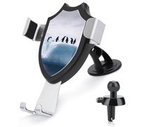BWQSKL Universal Phone Holder for Car Vent Dashboard Windshield Penguins on The Iceberg Car Mount Compatible iPhone 16 Pro Max 15 14 13, Samsung