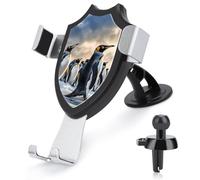 BWQSKL Universal Phone Holder for Car Vent Dashboard Windshield Sea Penguin Car Mount Compatible iPhone 16 Pro Max 15 14 13, Samsung