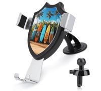 BWQSKL Universal Phone Holder for Car Vent Dashboard Windshield Surf's Up Surfboard Car Mount Compatible iPhone 16 Pro Max 15 14 13, Samsung