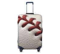 BWQTRYD Baseball Lace Close Up Luggage Cover Tsa Approved, Stretch Suitcase Protector Anti-Scratch Travel Suitcase Cover Washable Baggage Covers for 18-32 Inch Luggage Sleeve, Black, L