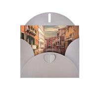 BWQTRYD Beautiful Venice Canal View Greeting Cards Blank Note Cards with Envelopes Happy Birthday Card Thank You Card Wedding Party Invitation Cards for All Occasions 4x6 Inch