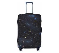 BWQTRYD Constellation Star Clusters Galaxies Luggage Cover Tsa Approved, Stretch Suitcase Protector Anti-Scratch Travel Suitcase Cover Washable Baggage Covers for 18-32 Inch Luggage Sleeve, Black, XL