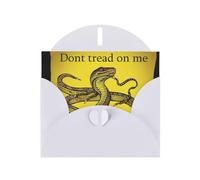 BWQTRYD Dont tread on me Greeting Cards Blank Note Cards with Envelopes Happy Birthday Card Thank You Card Wedding Party Invitation Cards for All Occasions 4x6 Inch
