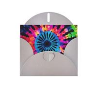 BWQTRYD Exotic Tribe Tie Dye Style Greeting Cards Blank Note Cards with Envelopes Happy Birthday Card Thank You Card Wedding Party Invitation Cards for All Occasions 4x6 Inch