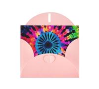 BWQTRYD Exotic Tribe Tie Dye Style Greeting Cards Blank Note Cards with Envelopes Happy Birthday Card Thank You Card Wedding Party Invitation Cards for All Occasions 4x6 Inch