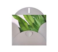BWQTRYD Fresh banana leaves Greeting Cards Blank Note Cards with Envelopes Happy Birthday Card Thank You Card Wedding Party Invitation Cards for All Occasions 4x6 Inch