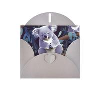 BWQTRYD lovely Koala Greeting Cards Blank Note Cards with Envelopes Happy Birthday Card Thank You Card Wedding Party Invitation Cards for All Occasions 4x6 Inch