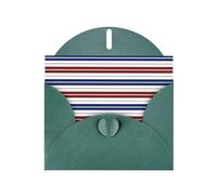 BWQTRYD Red Blue White Gray Stripes Greeting Cards Blank Note Cards with Envelopes Happy Birthday Card Thank You Card Wedding Party Invitation Cards for All Occasions 4x6 Inch