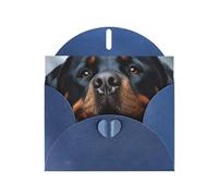 BWQTRYD Rottweiler dogs tongue head Greeting Cards Blank Note Cards with Envelopes Happy Birthday Card Thank You Card Wedding Party Invitation Cards for All Occasions 4x6 Inch