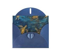 BWQTRYD Sea Turtle Greeting Cards Blank Note Cards with Envelopes Happy Birthday Card Thank You Card Wedding Party Invitation Cards for All Occasions 4x6 Inch