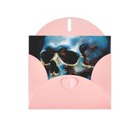 BWQTRYD Skeleton on the water Greeting Cards Blank Note Cards with Envelopes Happy Birthday Card Thank You Card Wedding Party Invitation Cards for All Occasions 4x6 Inch