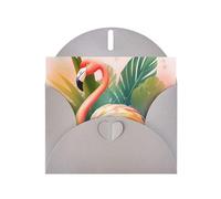 BWQTRYD Watercolor Tropical Flamingo Greeting Cards Blank Note Cards with Envelopes Happy Birthday Card Thank You Card Wedding Party Invitation Cards for All Occasions 4x6 Inch