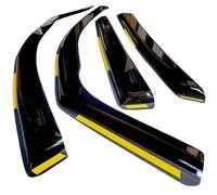BWS UK Stock: Premium 4-Piece Wind Deflector for HONDA CR-V MK3 2007-2012 5DOOR SUV, Enhance Driving Comfort with Window Visors