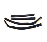 BWS UK Stock: Premium 4-Piece Wind Deflectors For NISSAN QASHQAI MK2 2014-onwards SUV 5-Doors, Enhance Driving Comfort with Window Visors Dark Tinted
