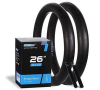 BWSHLF Fat Tire Bike, 26 x 4.0 F/V 33mm Presta Valve Inner Tube, High Air Tightness, Anti-Puncture,with 2 Tire Levers Included 2 Pack