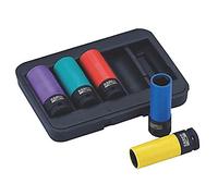 BWSS12P5 1/2in Drive Impact Wheel Socket Set of 5