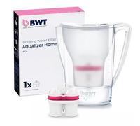 BWT AQUAlizer Home, 2.7 Liter, Water Mineralizer & Filtration Jug - Includes 1 Magnesium Enricher Cartridge, for Tea & Coffee Water, Prevents limescale, removes Lead & Chlorine, White