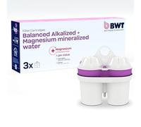BWT - Filter Cartridge Balanced Alkalized Water - Alkaline Water thanks to Special Filtration Technology - Fits BWT and Brita Table Water Filters - Set of 3