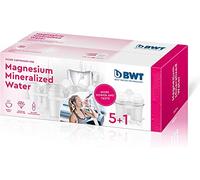 Bwt Magnesium Mineralizer Filter with Patented Technology, Pack of 5+1, Plastic, White, 30 x 11.5 x 11 cm