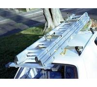 BWT Universal Ladder Clamps Pair with Padlocks, Silver