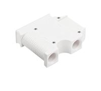 bwteUPDVE Boat White ABS Hanger Universal Marine Bumpers Adjuster Boat Rail And Cleat Clip Quick Release Connect Line Marine Accessories