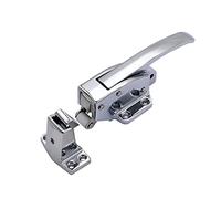 BWUHDKS Cold Room Handle Latch, Adjustable Spring Loaded Walk-in Freezer Cooler Door Handle Grip, Zinc Alloy, Chrome Finish