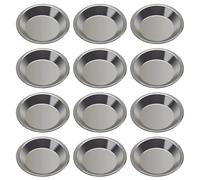 Bwuikim 12pc Untarnished Color Scheme Dishes for Painting Rustproof and Thin Plan Green Tiny Painting Addons