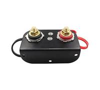 Bwuikim 12V 24V 250Amps Positive & Black Red Thru Panel Battery Terminal Connector for Car Auto Replacement Accessories Cable Extension for Mowers Easy-to-install Terminal Cord