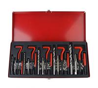 Bwuikim 131 Pcs Stripped Thread Rethread Recoil Repair Kit Metric M5 M8 M10 for Engine and Other Auto Applications Metric Thread Repair Set