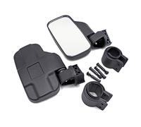 Bwuikim 1Pair UTV Glass Set, Side & Large Wide Rear View for Club Car with 1.6 “ 2 “ Roll Cage Utv