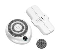 Bwuikim 1Touches Operated Automatic Bathing Systems with ABS Materials and Silents Motor Back Scrubbers for Family Use Automatic Temperature Control Shower