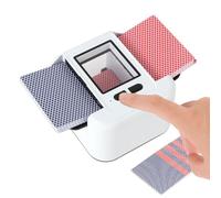 Bwuikim 2000MHA Automatic Low Noise Card Shuffler Portable Shuffler with Large Capacity for and Family Game Fast Shuffling Machine