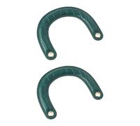 Bwuikim 2Pcs Stylish Curved PU Bag Handle Strap Replacement for Comfort and Durability for Creators and Fashion Individuals Commuters Handle