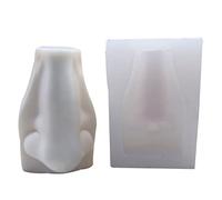Bwuikim 3D Human Ear Mouth Eye Nose Mold Silicone Making for Wax Soap Chocolate Gypsum Candy Baking Silicone Molds for Soap Resin Unique Epoxy Resin Casting for Lover Adults