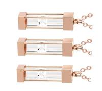 Bwuikim 3lots Pet Remembrancer Pendants Loss Bereavement Cremation Necklaces for Ashes Necklace Memorials Jewelry