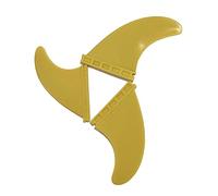 Bwuikim 3Pcs Paddle Board Longboards Tail Fin Surfs & SUPs Left Centers Right Fins Surfing Accessories Watershed Lightweight Surfboard Fins