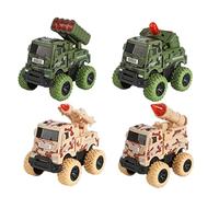 Bwuikim 4 ’ ’ Baby Pull Back Vehicle Toy Truck Model Construction Car Friction Pull Back Inertia Toy for 3/4 / 5 Cars for Boys for Heavy Duty Toys