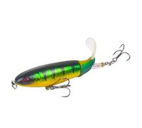 Bwuikim 5.5In Fishing Lures Bait, Artificial Hard Baits Shallow Diving Swimbaits for W/Treble Hooks, Life-Like Topwater Lu Artificial Bait for Fishing Saltwater Freshwater